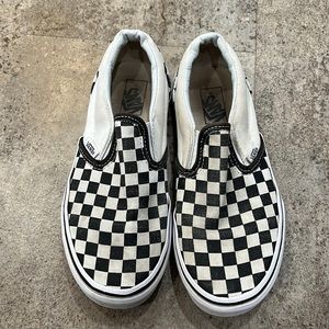 Vans Checkerboard Slip Ons - Unisex - Kids Size 2